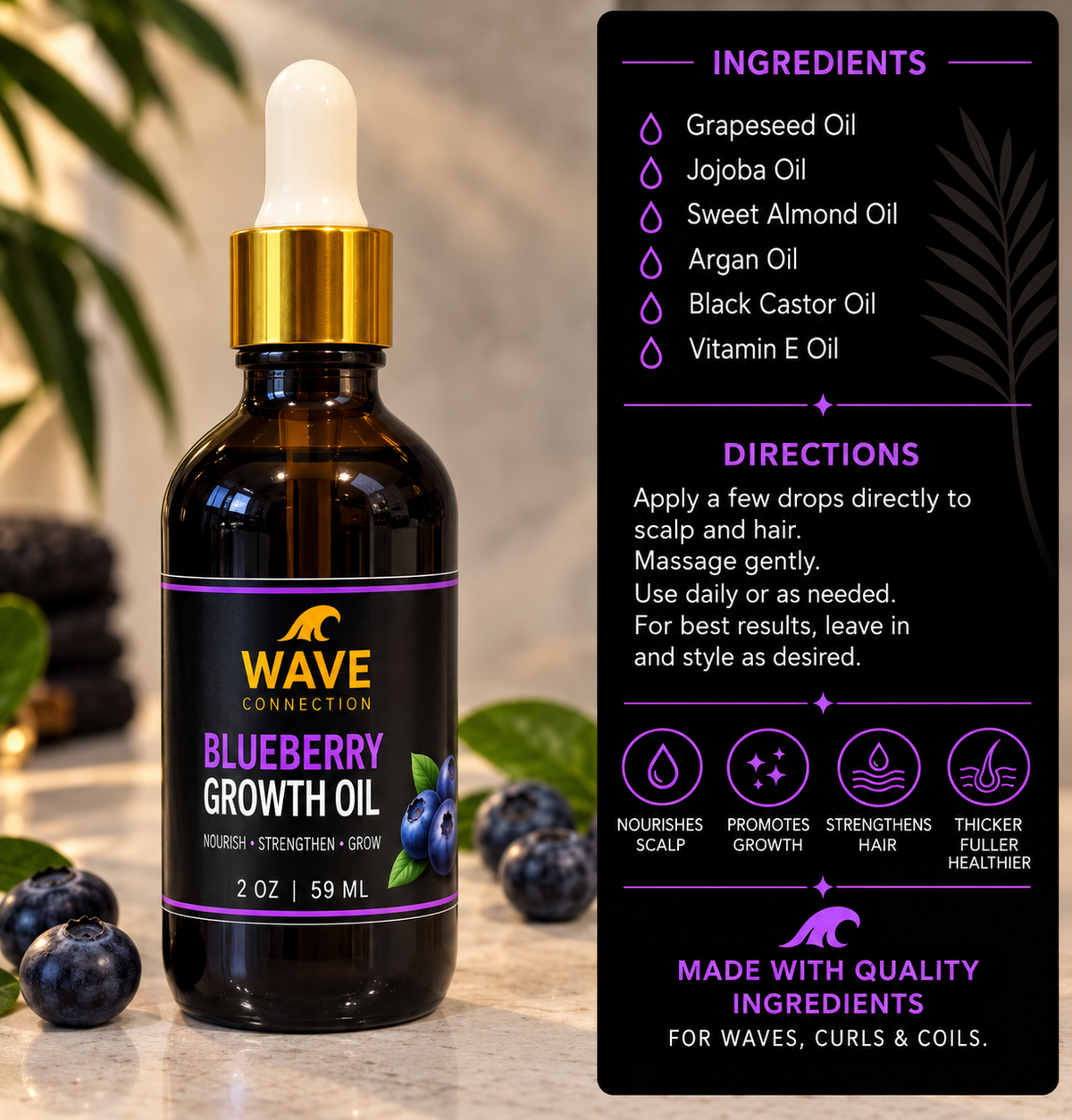 Blueberry Growth Oil