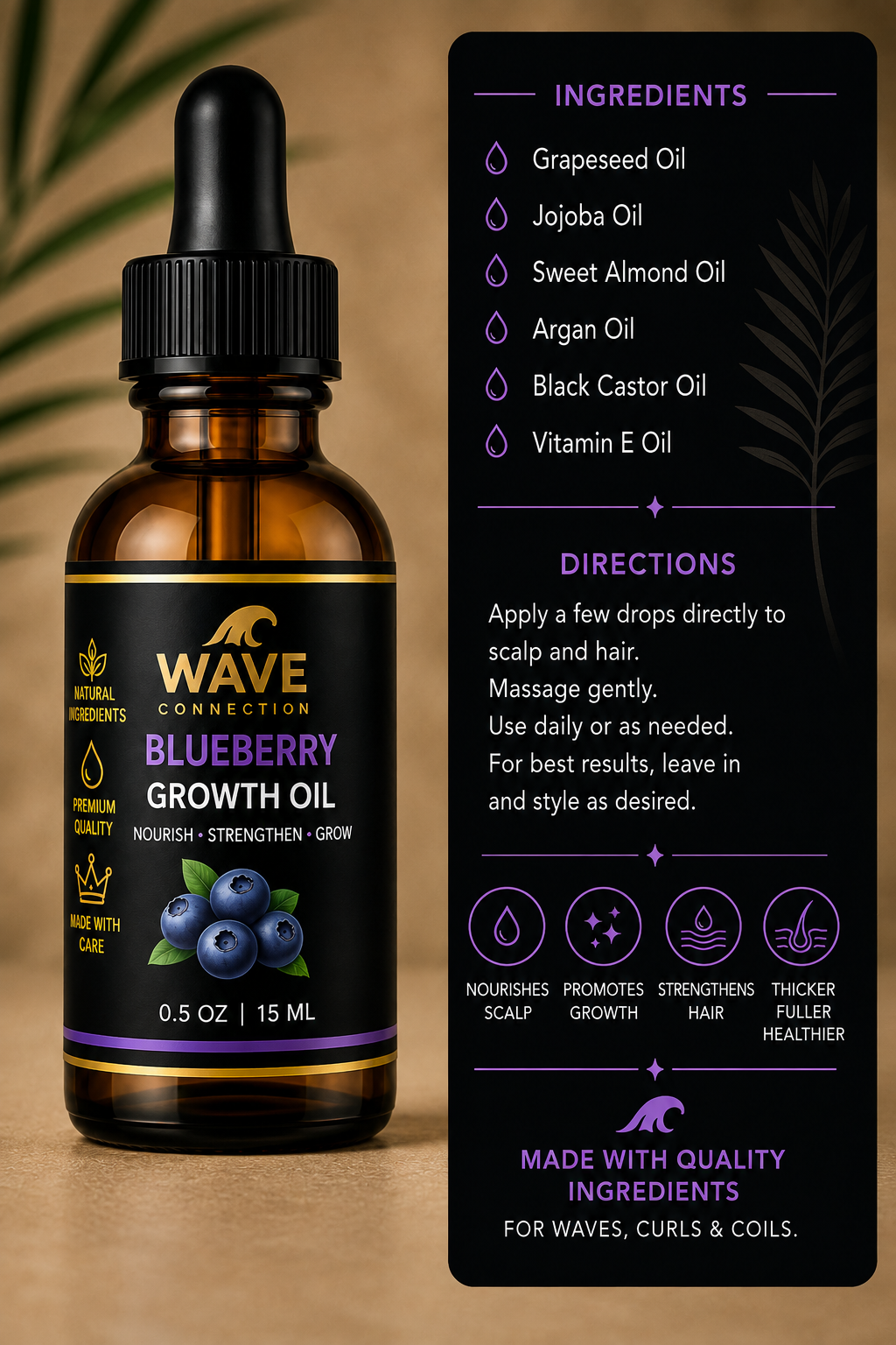 Blueberry Growth Oil
